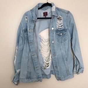 Super Distressed Jean Jacket